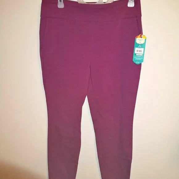 The Pioneer Woman womens millennium pant purple M 8/10 W-285 - Picture 2 of 3